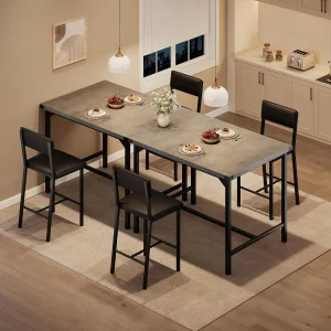 Garvee 1SET Mid Century Dining Room Table Set for Small Dining Area